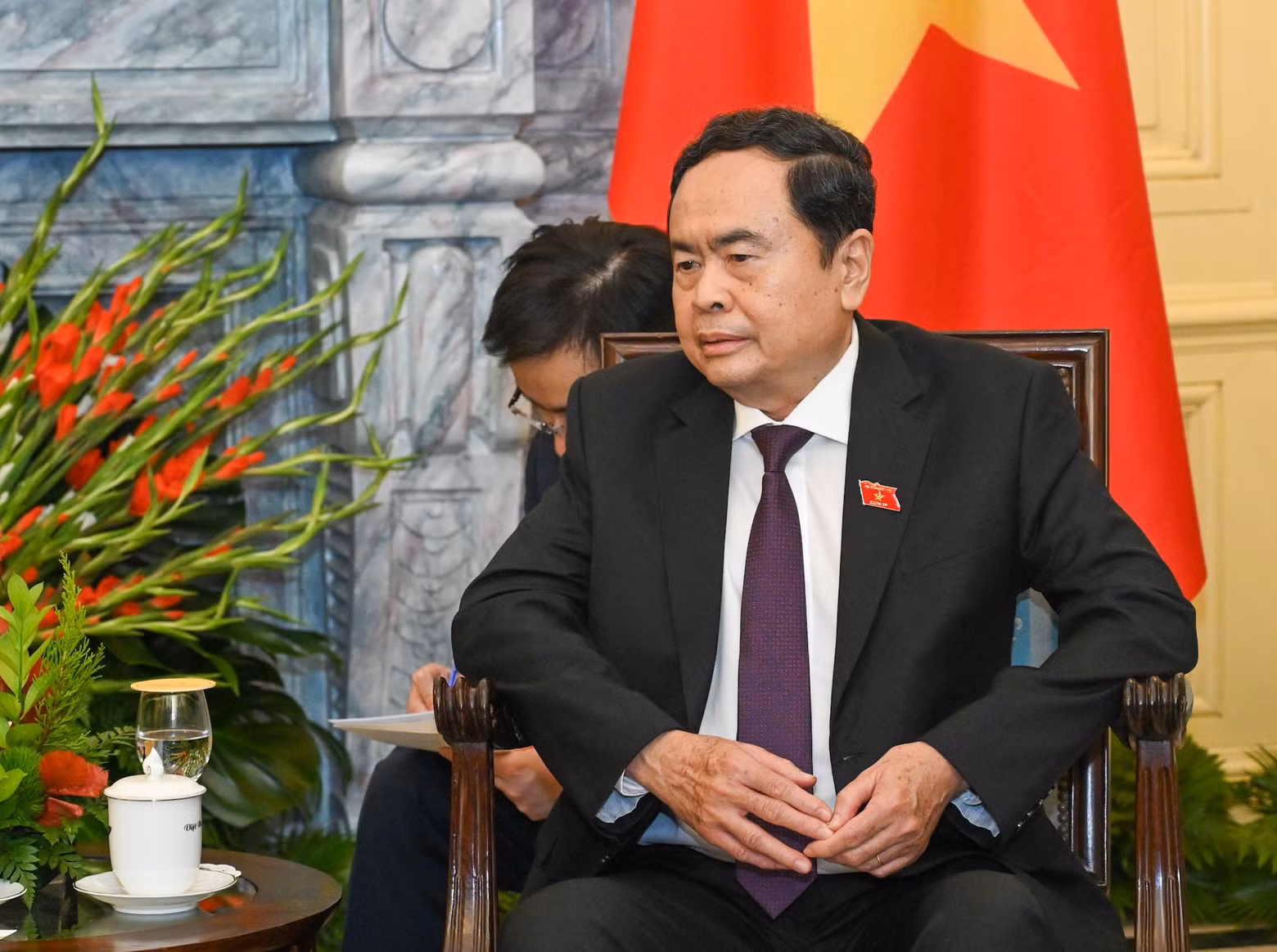 El presidente de la Asamblea Nacional de Vietnam, Tran Thanh Man.