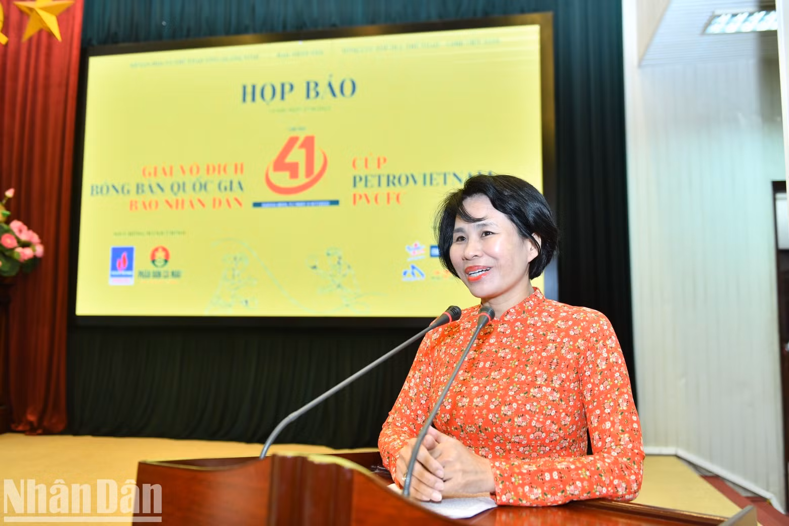Le Thi Hoang Yen, vicejefa de la Administración de Educación Física y Deportes.