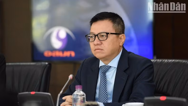 El presidente de la Asociación de Periodistas Vietnamitas, Le Quoc Minh. El presidente de la Asociación de Periodistas Vietnamitas, Le Quoc Minh.