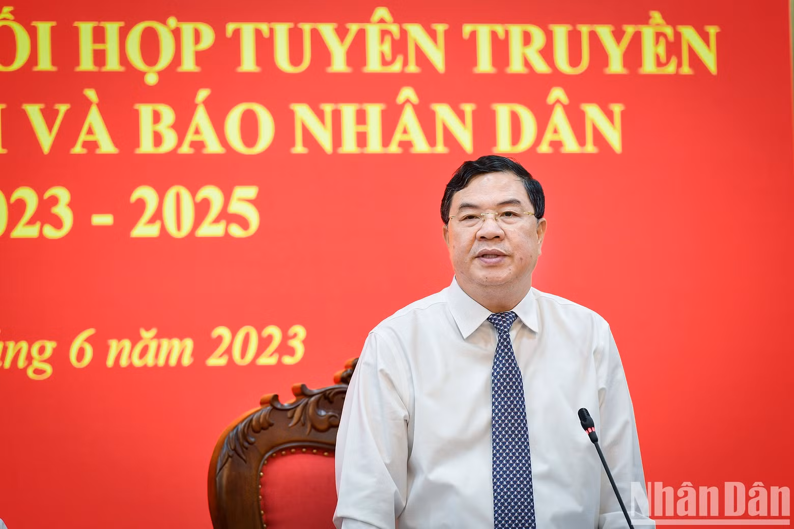 El secretario del Partido Comunista de Vietnam en Nam Dinh, Pham Gia Tuc.
