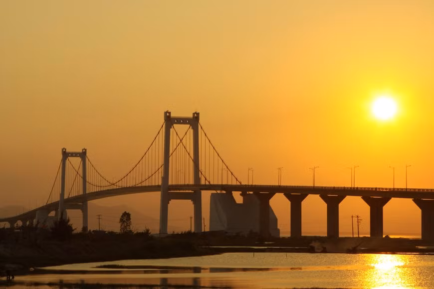 El puente de Thuan Phuoc en la ciudad central de Da Nang (Fuente: VNA)