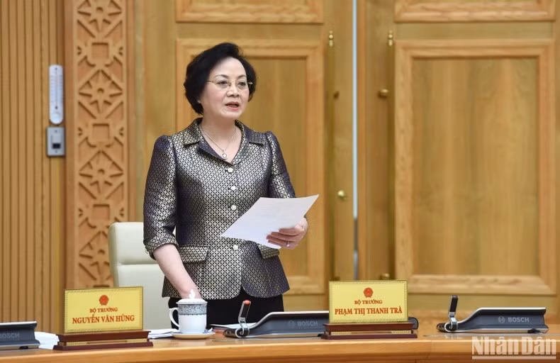 La ministra del Interno, Pham Thi Thanh Tra.