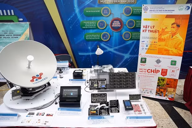 Productos tecnológicos y aplicaciones de diseño de circuitos integrados y semiconductores de la Universidad de Tecnología de la Universidad Nacional de Hanoi (Fuente:VNU) Productos tecnológicos y aplicaciones de diseño de circuitos integrados y semiconductores de la Universidad de Tecnología de la Universidad Nacional de Hanoi (Fuente:VNU)