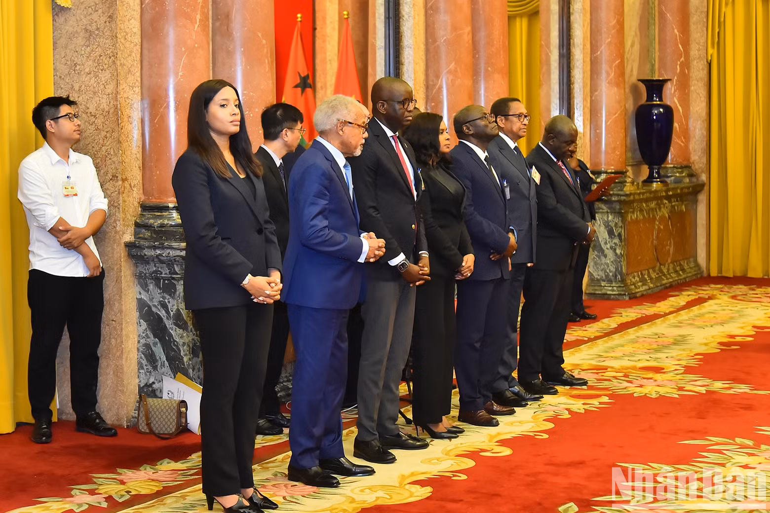 Delegados de Guinea-Bissau. Delegados de Guinea-Bissau.