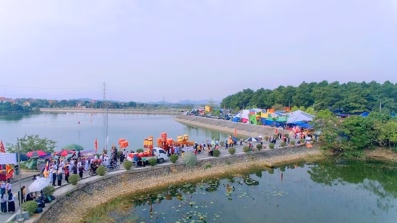 Ceremonia de procesión del agua.