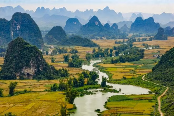 El hermoso y tranquilo paisaje natural es una de las atracciones para los turistas internacionales que visitan Vietnam. (Foto de ilustración. Fuente: Vietnam+)