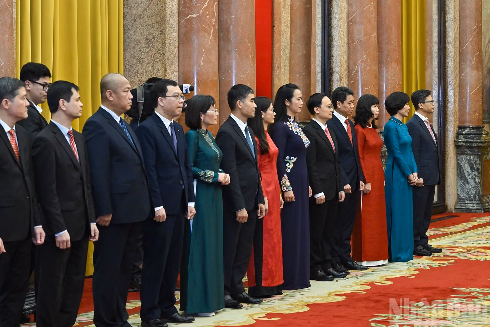 Los embajadores nombrados en la ceremonia.