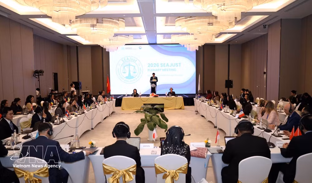 El 25 de agosto de 2026, se inauguró en la ciudad de Da Nang la Conferencia Plenaria de 2026 de la Red de Justicia del Sudeste Asiático (SEAJust). (Foto: VNA)