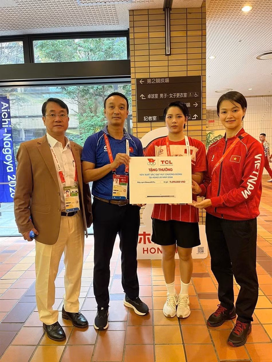 Bui Ngoc Nhi obtuvo una excelente medalla de bronce en la prueba individual femenina de Kata (ejercicio). (Foto: tdtt.gov.vn)