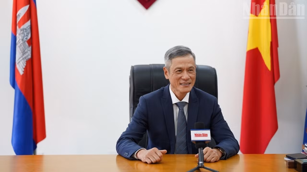 El embajador de Vietnam en Camboya, Nguyen Minh Vu. (Foto: DINH TRUONG)