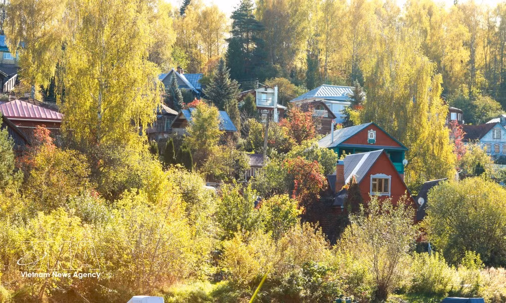 La belleza del paisaje rural ruso en otoño. (Foto: VNA)