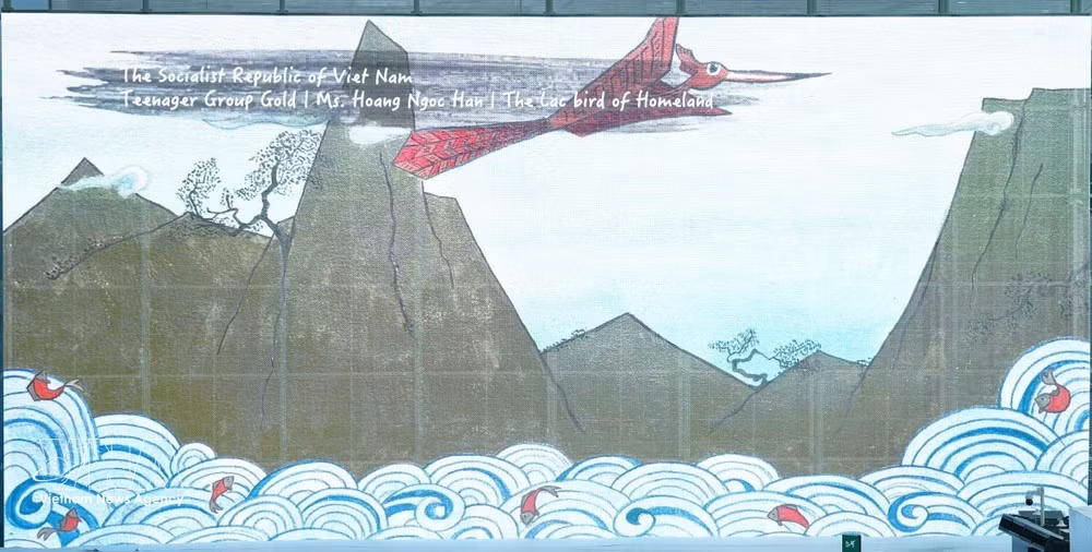 La obra de Hoang Ngoc Han. (Foto: VNA)