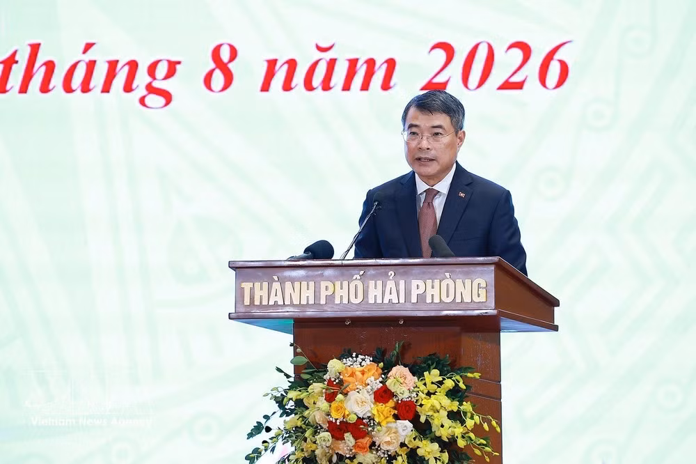 El primer ministro de Vietnam, interviene en la cita. (Foto: VNA)
