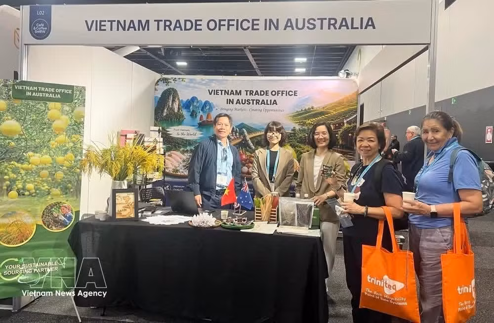 En el pabellón vietnamita. (Foto: VNA)