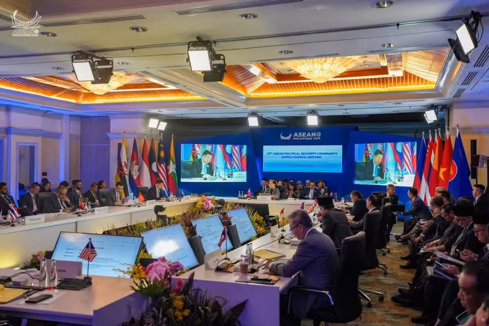 Participantes en el 31º Consejo de la Comunidad Político-Seguridad de la Asean. (Foto: Cancillería)