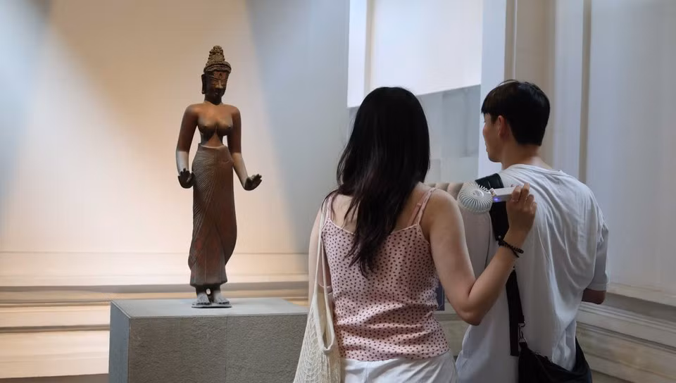 La versión del Bodhisattva Tara, uno de los 12 tesoros nacionales de Vietnam. (Foto: VNA)