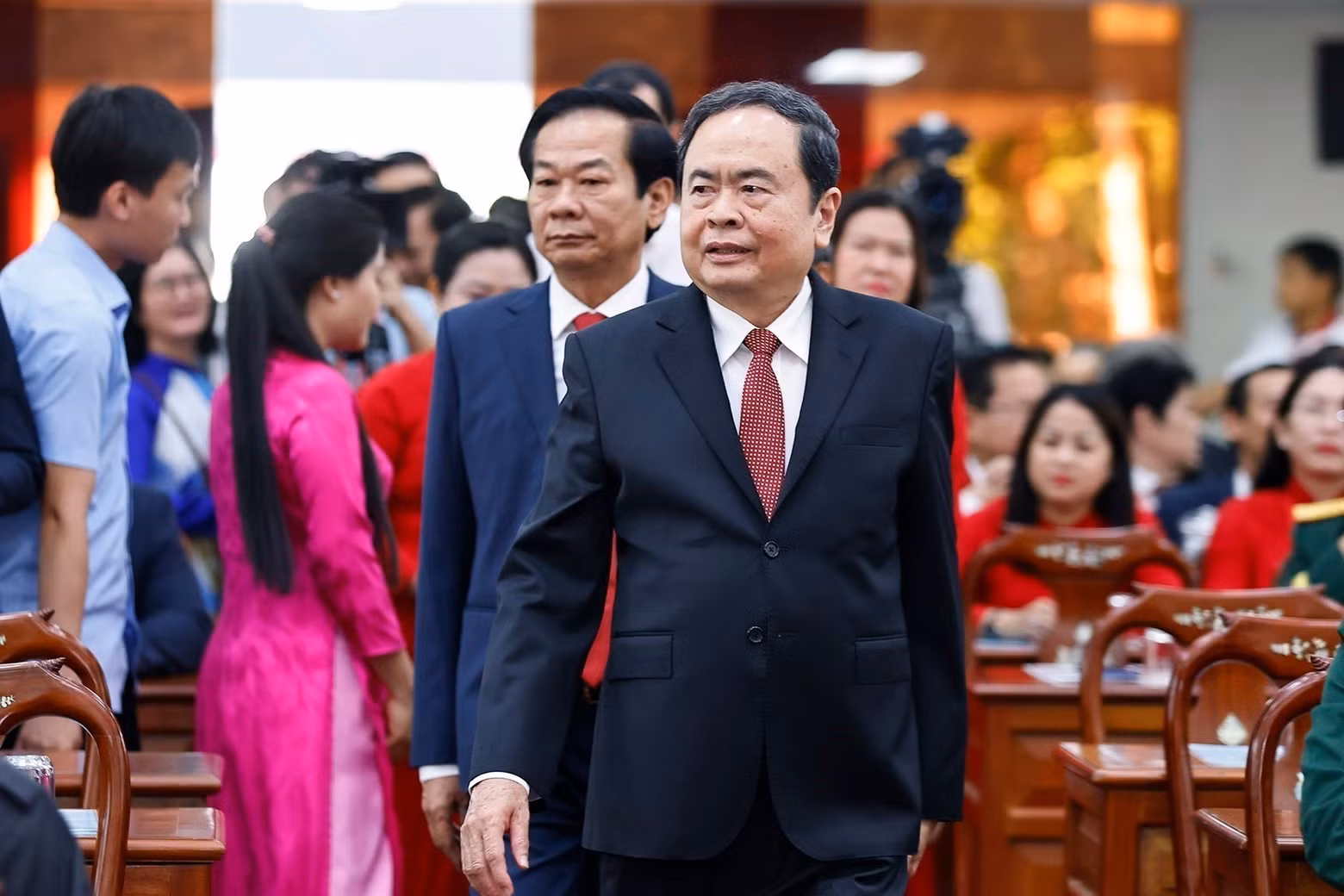 El presidente de la Asamblea Nacional, Tran Thanh Man, asiste a la ceremonia realizada en Can Tho. (Foto: VNA)