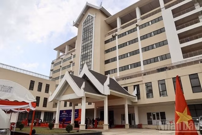 El Hospital de la Amistad Laos-Vietnam en la provincia de Houaphanh (Fuente: Nhan Dan)