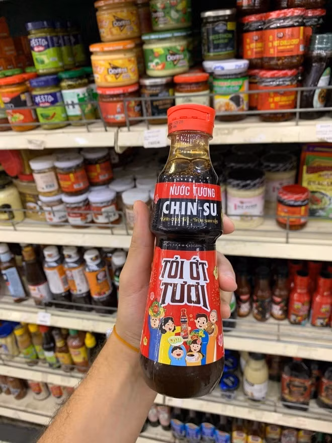 Productos vietnamitas en un supermercado de Argel. (Foto: VNA)