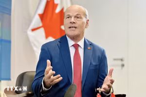 El embajador canadiense en Vietnam, Jim Nickel. (Foto: VNA)