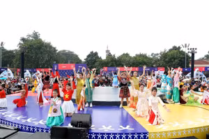 La primera edición del Festival Cultural Mundial de Hanói. (Foto: hanoimoi.vn)