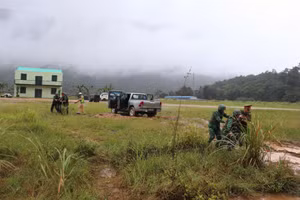 En el ejercicio conjunto (Foto: VNA)