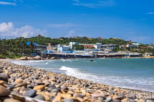 Una playa en Lam Dong (Foto: Nhan Dan)