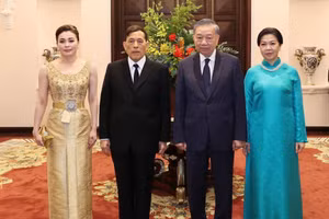 [Foto] Máximo dirigente de Vietnam ofrece banquete en honor de Reyes de Tailandia