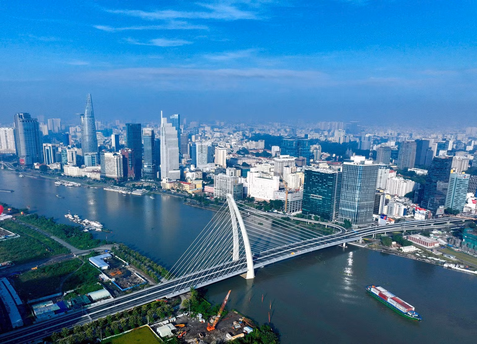 Una vista de Ciudad Ho Chi Minh. (Foto: Nhan Dan)