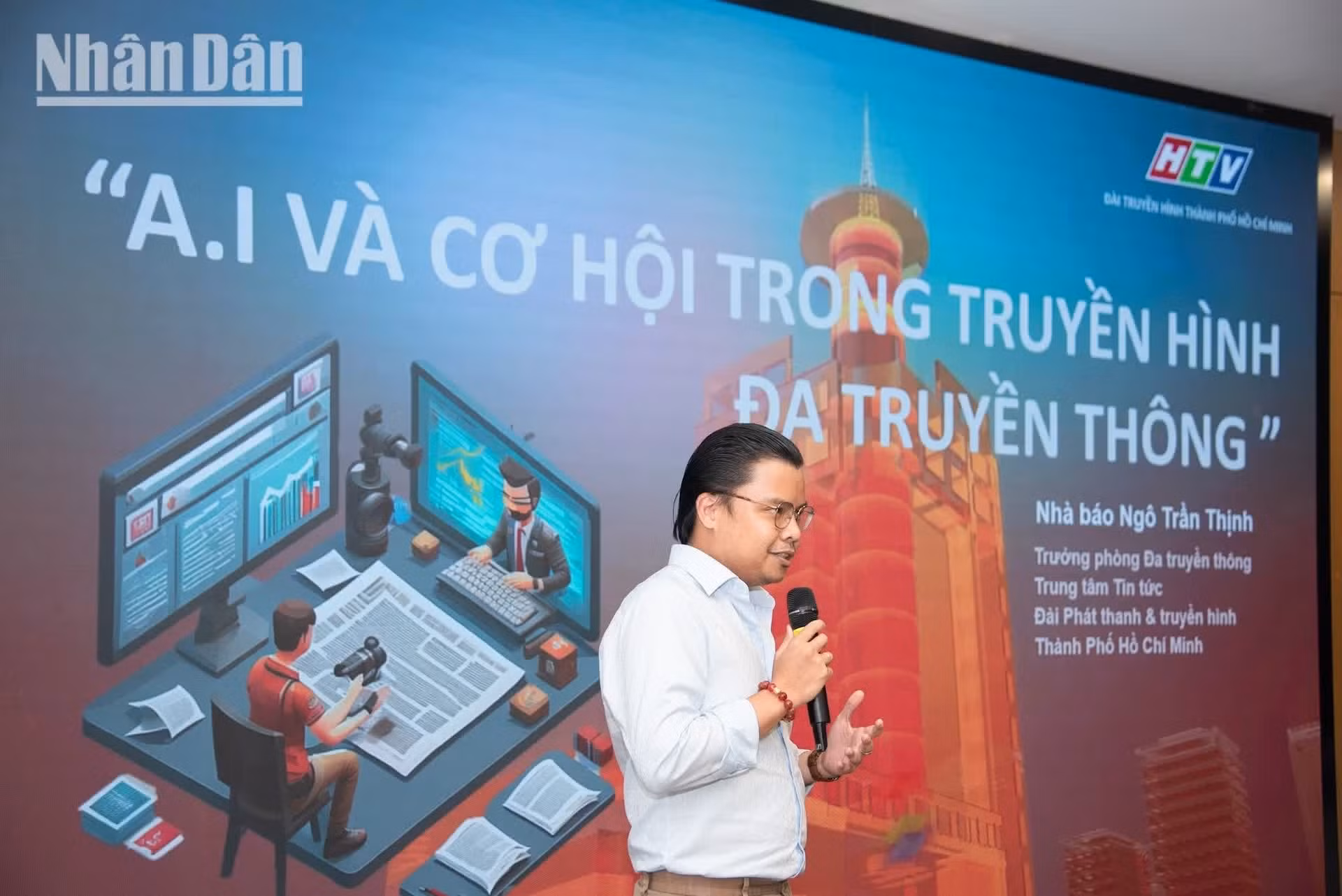 Ngo Tran Thinh comparte cómo se utiliza la IA para ayudar a los niños con discapacidad visual a disfrutar de la televisión mediante su función de descripción de acciones.