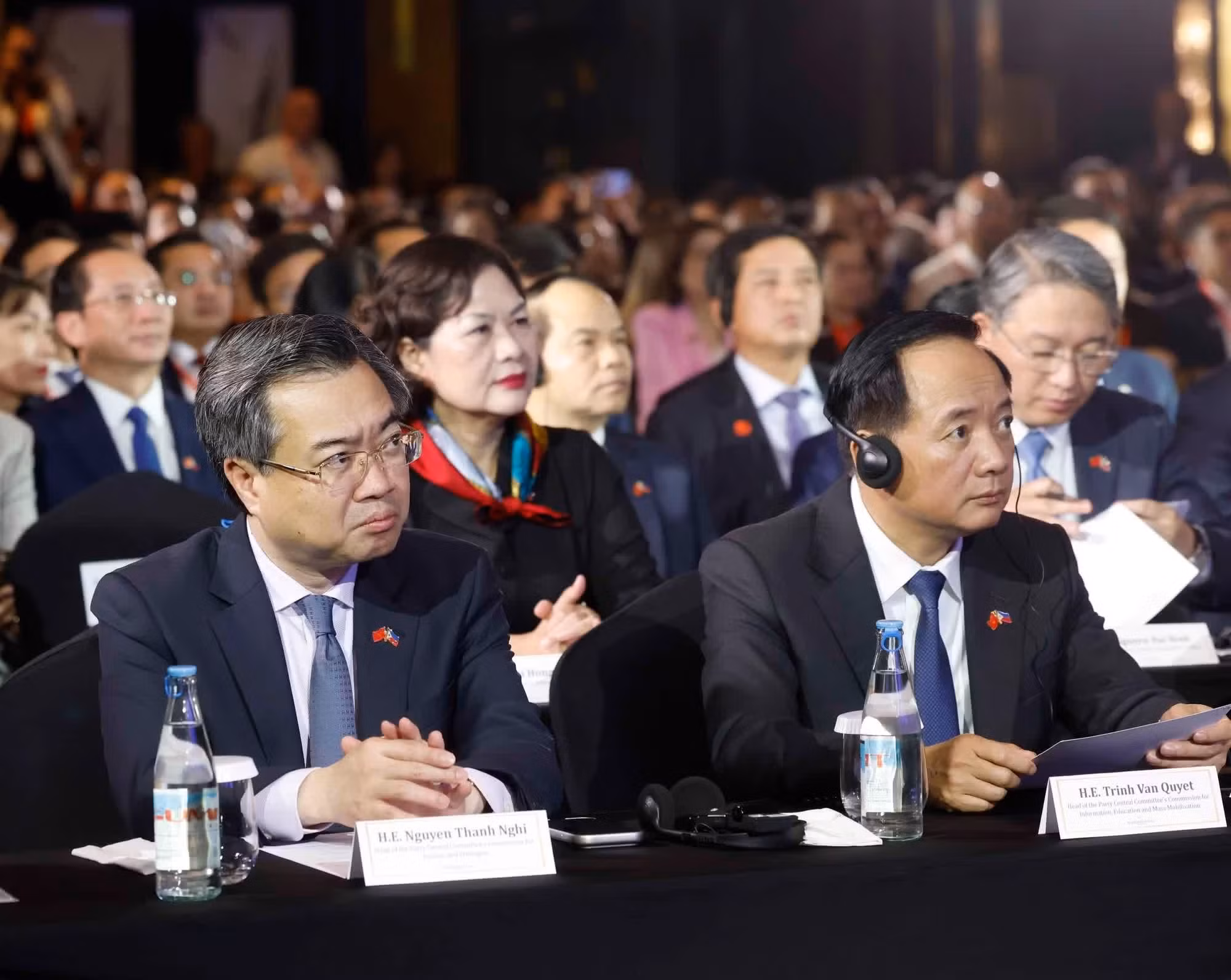 Delegación vietnamita de alto nivel en el Foro Empresarial Vietnam-Filipinas. (Foto: VNA)