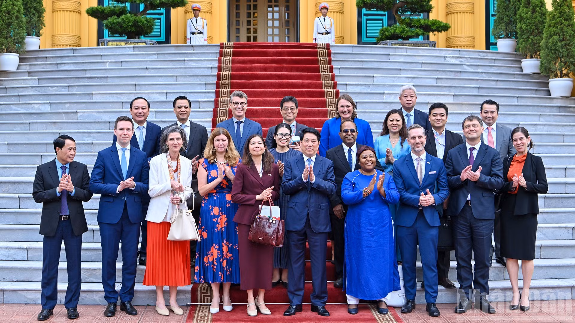 [Foto] Presidente vietnamita recibe a coordinadora residente y jefes de agencias de la ONU en Vietnam