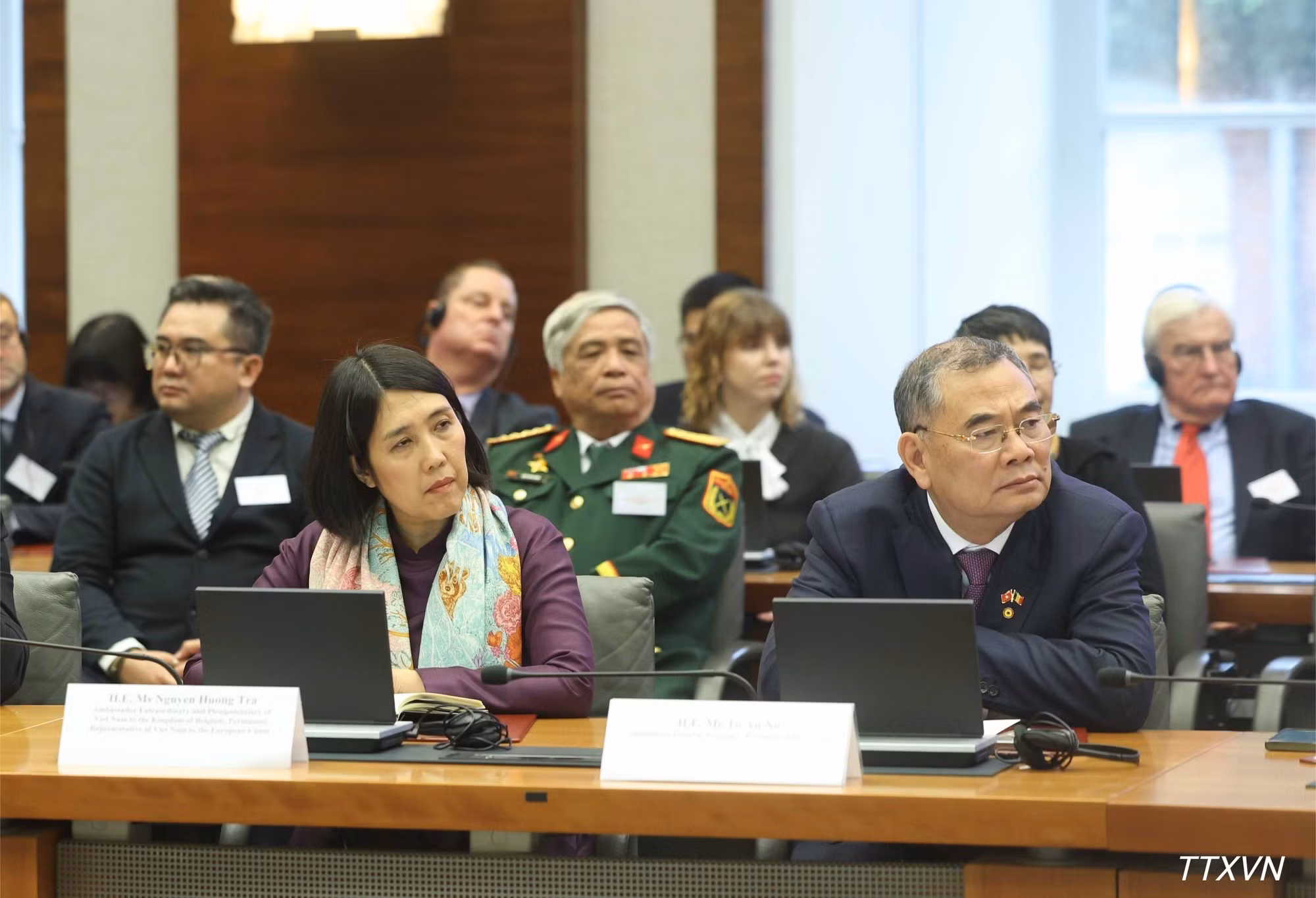 Delegados vietnamitas en el evento. (Foto: VNA)