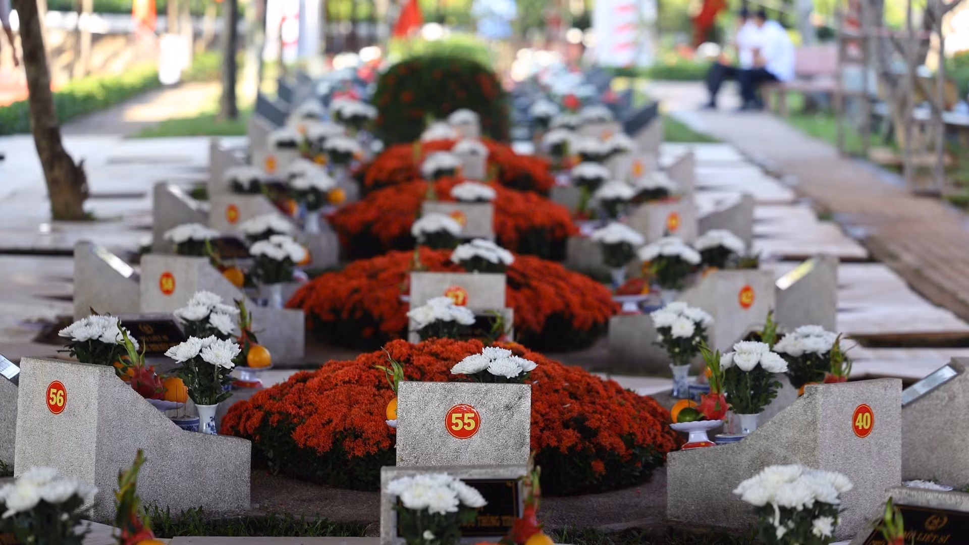 Los héroes de la Patria ahora descansan en su lugar de reposo final en el Cementerio de los Mártires de Ciudad Ho Chi Minh.