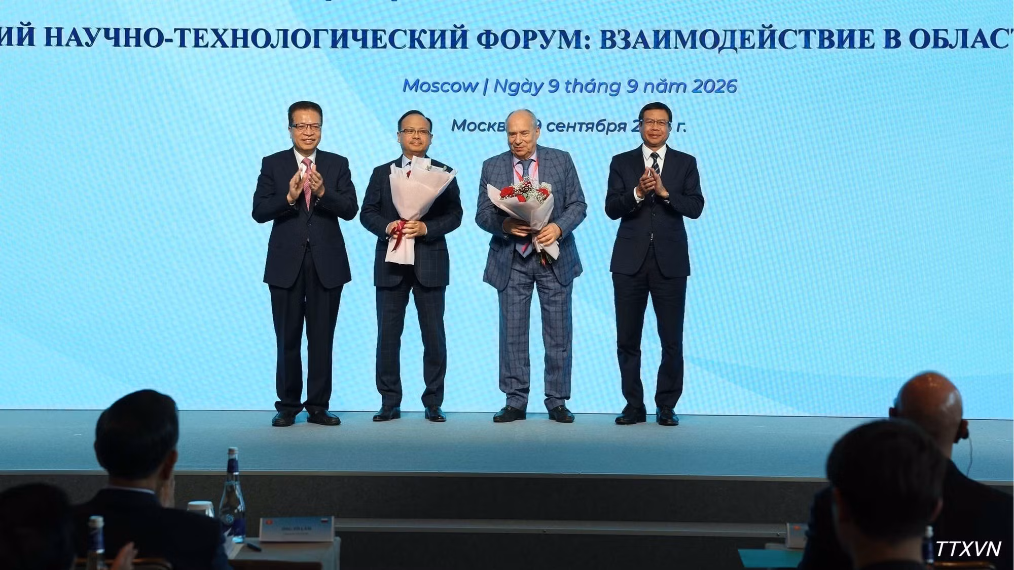 Ceremonia de lanzamiento de la Red de conocimiento Vietnam-Rusia. (Foto: VNA)