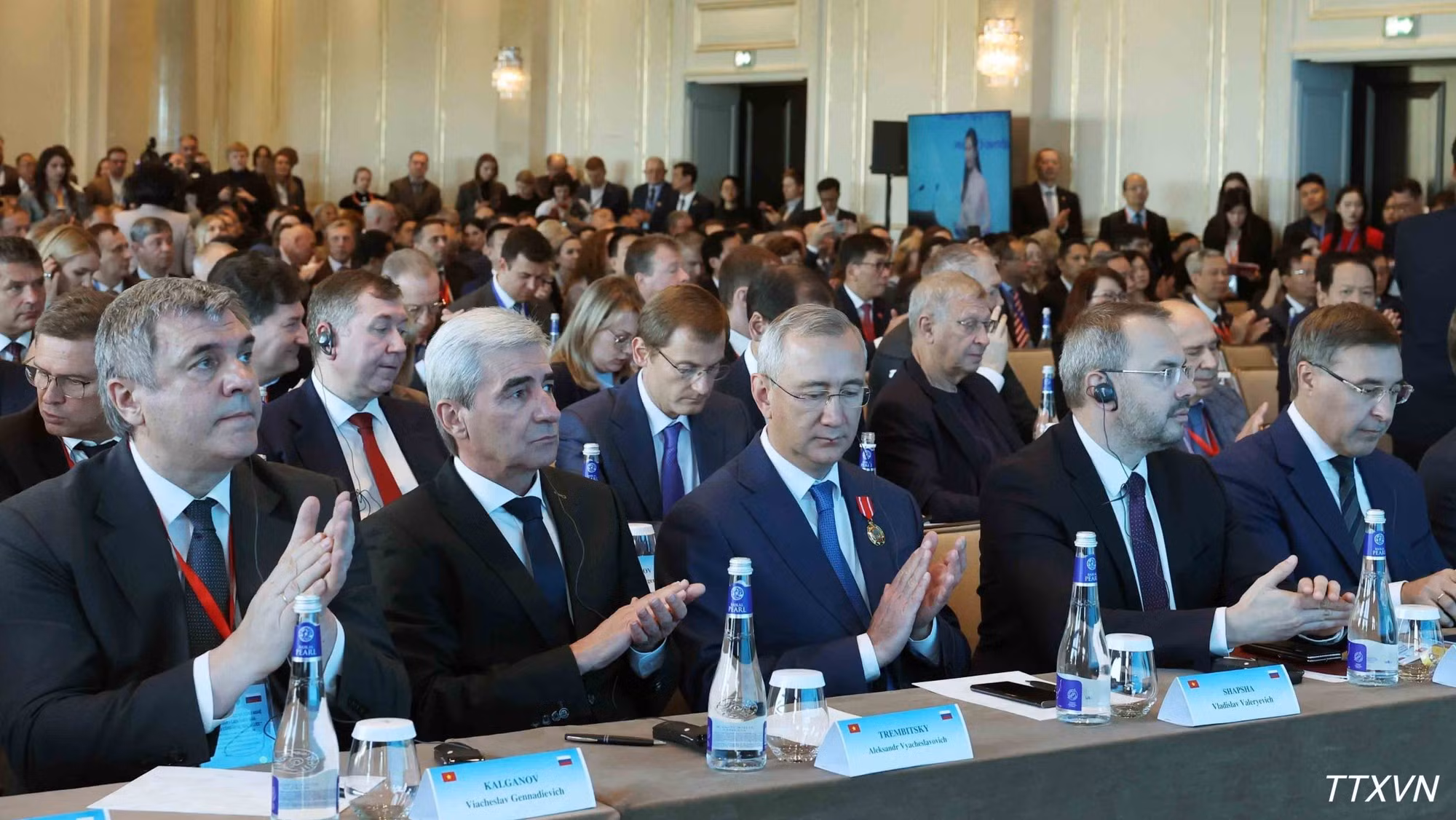 Delegados en el Foro de Ciencia y Tecnología Vietnam-Rusia. (Foto: VNA)