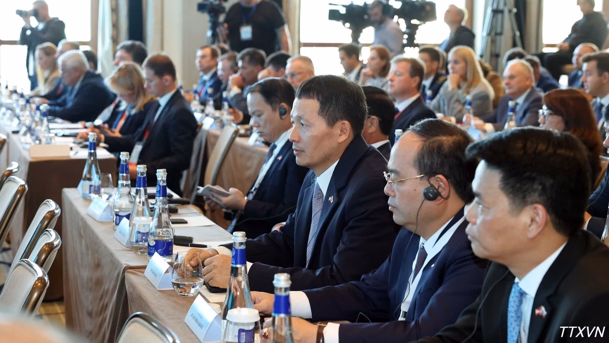 Delegados en el Foro de Ciencia y Tecnología Vietnam-Rusia. (Foto: VNA)