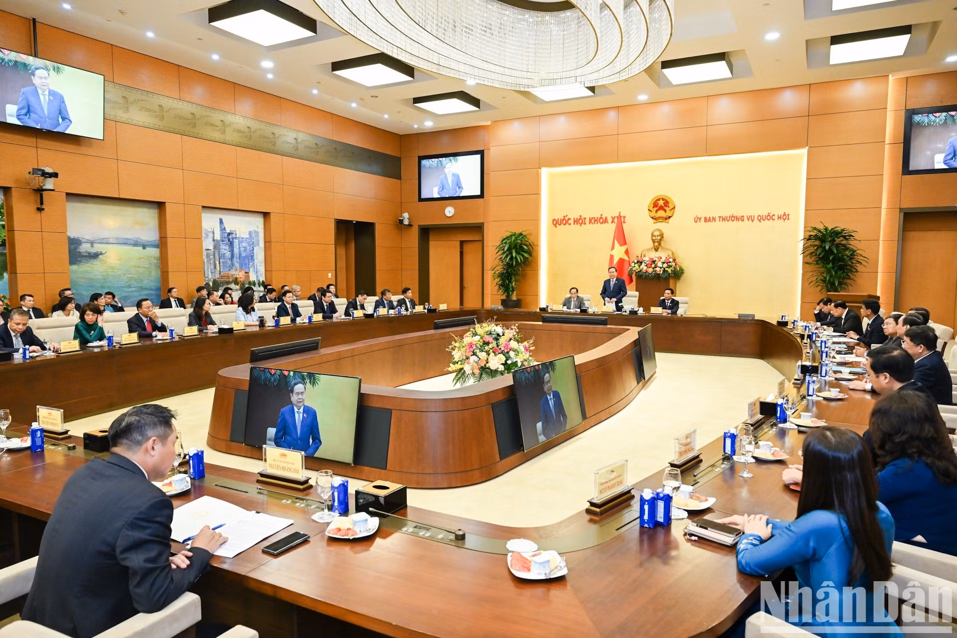 Vista de la reunión. (Foto: Duy Linh)