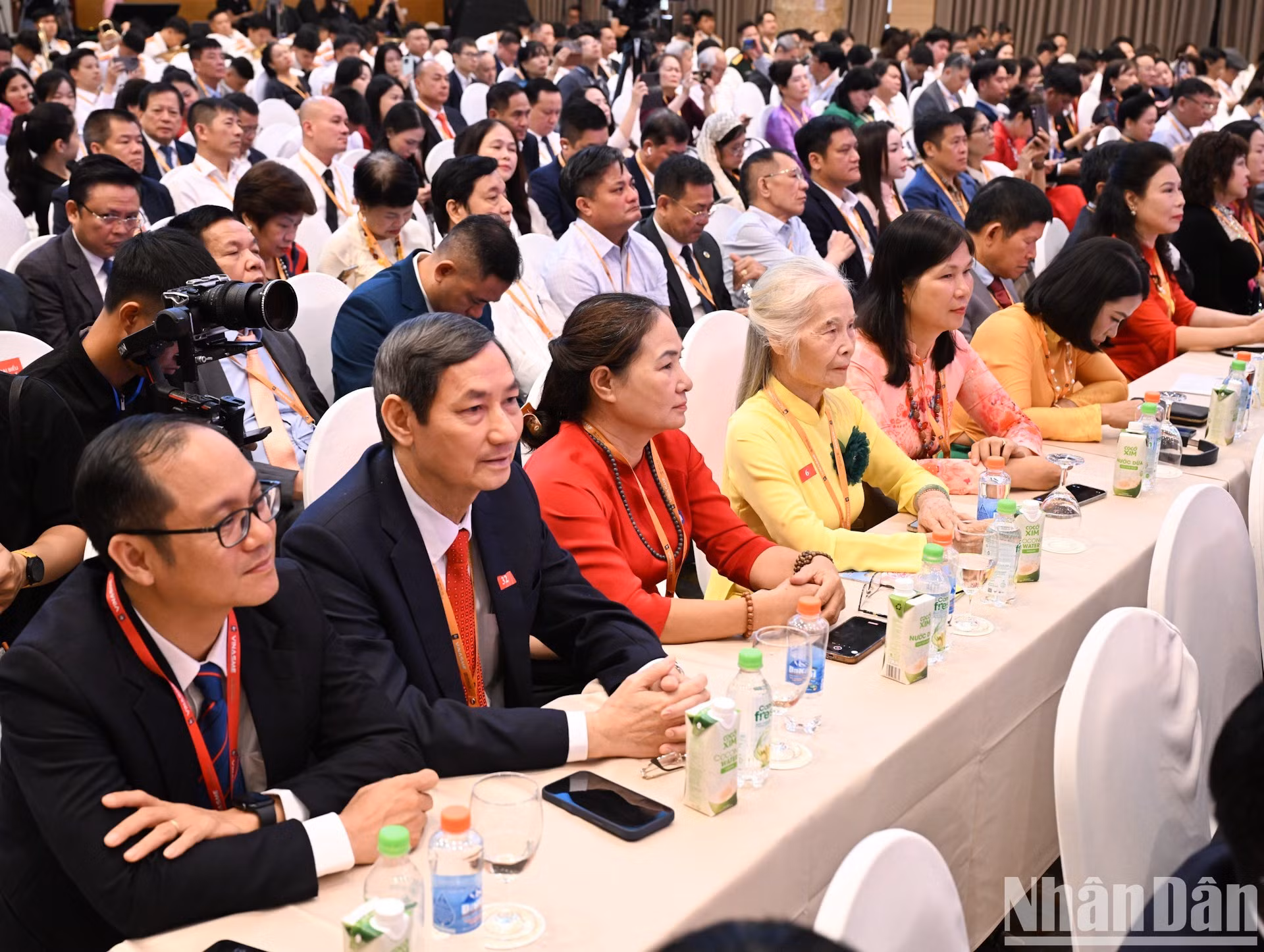 Los asistentes al evento.