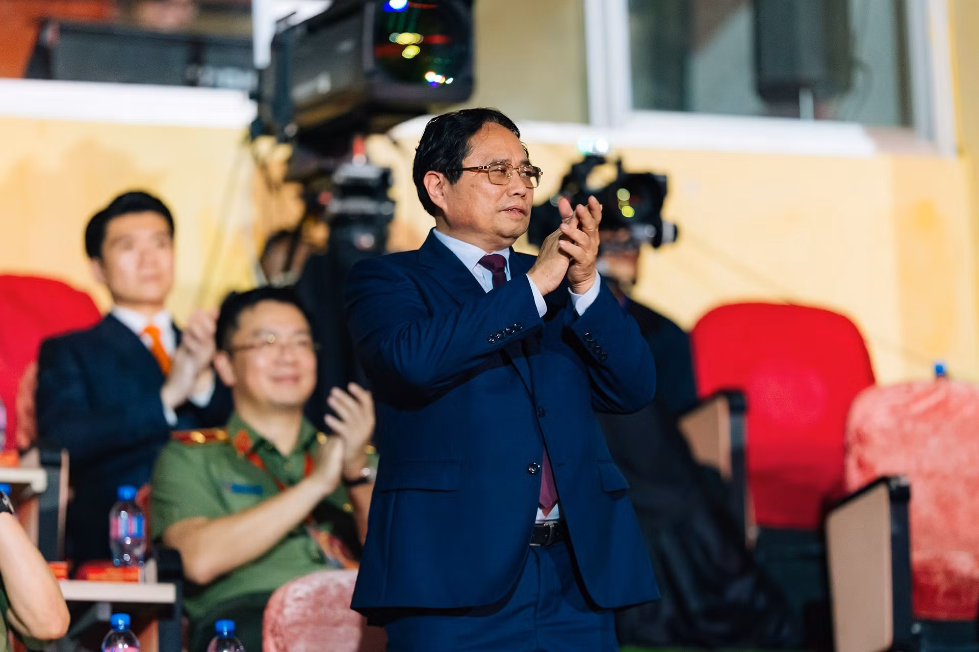El acto cuenta con la presencia del primer ministro Pham Minh Chinh.