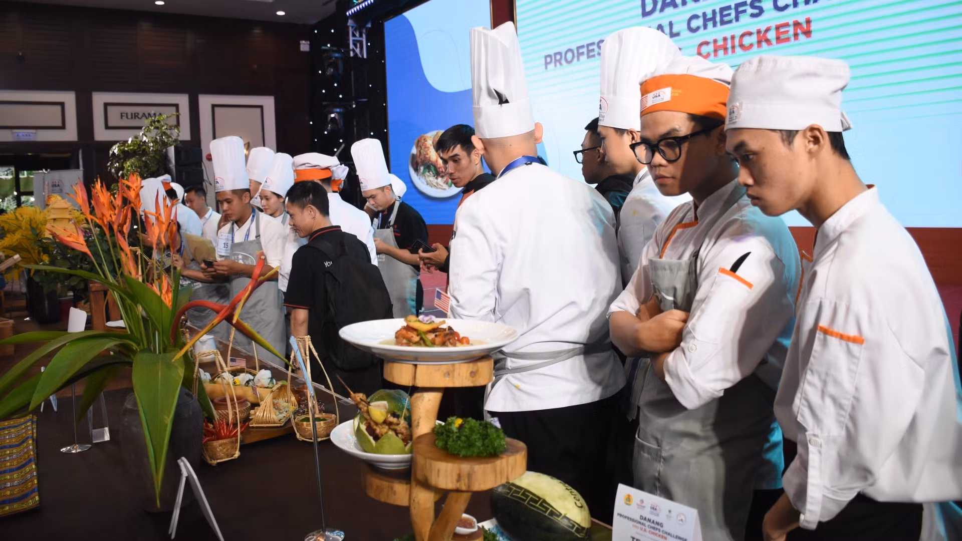 Numerosos jóvenes chefs participan en esta edición.