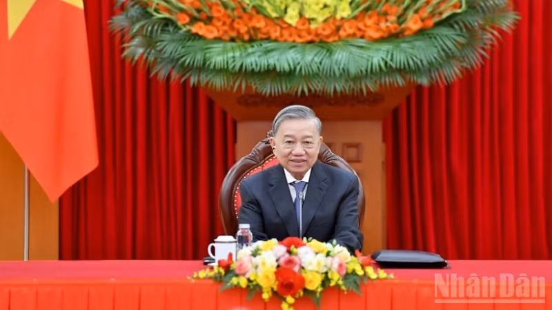 El secretario general del Partido Comunista de Vietnam (PCV), To Lam. (Foto: Nhan Dan)