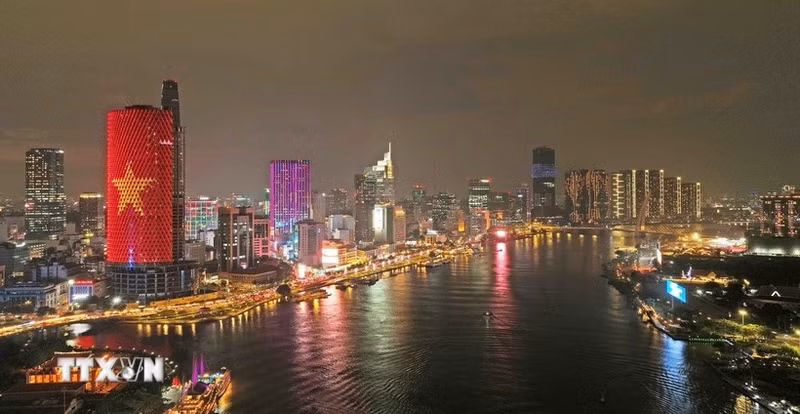 La noche en Ciudad Ho Chi Minh (Foto: VNA)