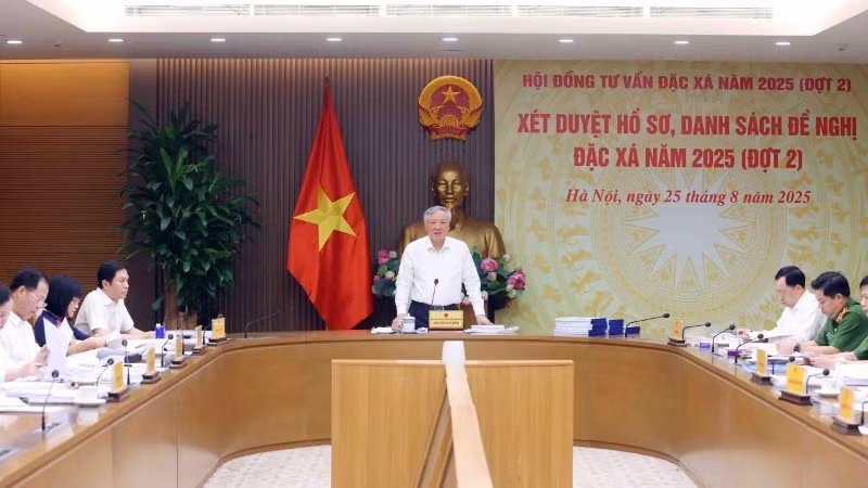 El viceprimer ministro permanente de Vietnam, Nguyen Hoa Binh, en el evento. 