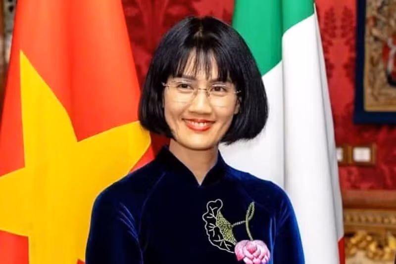 La embajadora de Vietnam en Italia, Nguyen Phuong Anh. Foto ofrecida por la Embajada de Vietnam en Roma. 