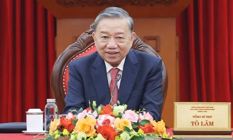 El secretario general del Partido Comunista de Vietnam, To Lam. (Foto: VNA)