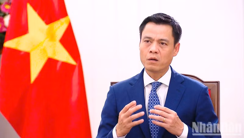 El viceministro de Relaciones Exteriores de Vietnam, Dang Hoang Giang. (Foto: Nhan Dan)
