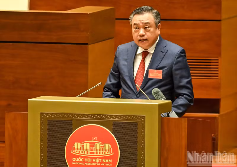 El miembro del Buró Político y jefe de la Comisión del Control Disciplinario del Comité Central del Partido Comunista de Vietnam, Tran Sy Thanh. (Foto: Nhan Dan)
