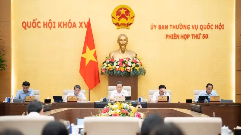 La 50ª reunión del Comité Permanente de la Asamblea Nacional de Vietnam (Foto: Nhan Dan)