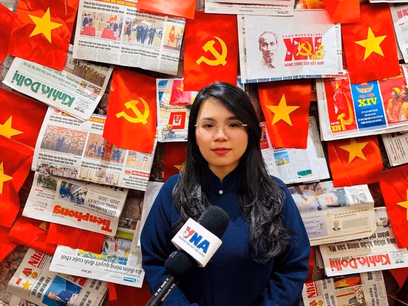 La doctora Le Thi Quynh Hoa, investigadora posdoctoral en la Universidad de la Ciudad de Hong Kong (CityU) (Foto: VNA)